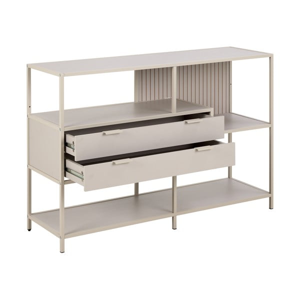 Pelēks grāmatplaukts 114x78x35 cm Seaford – Actona-image-2