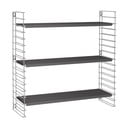 3 līmeņu Metaltex Libro plaukts, platums 70 cm