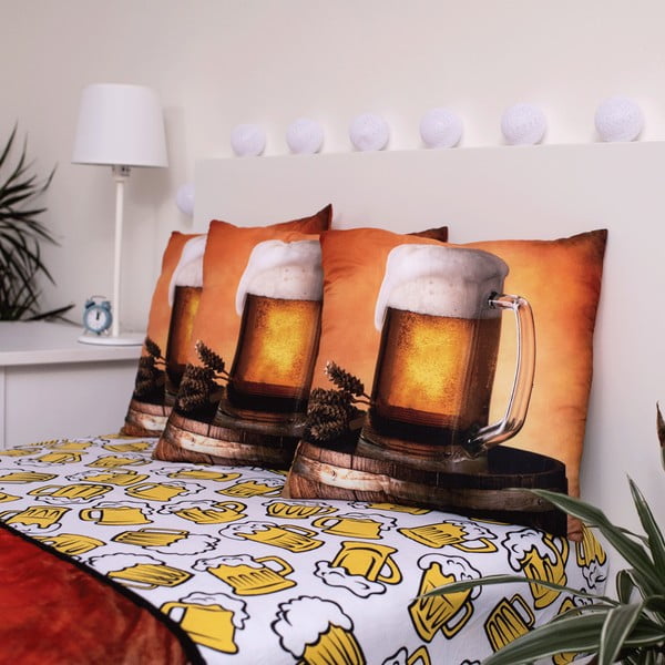 Dekoratīvais spilvens 40x40 cm Beer – Jerry Fabrics-image-2