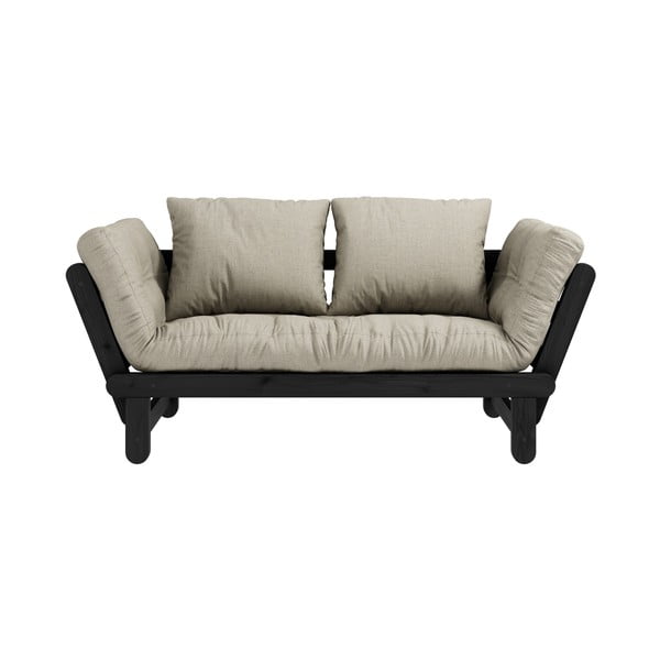 Izvelkamais dīvāns Karup Design Beat Black/Linen Beige