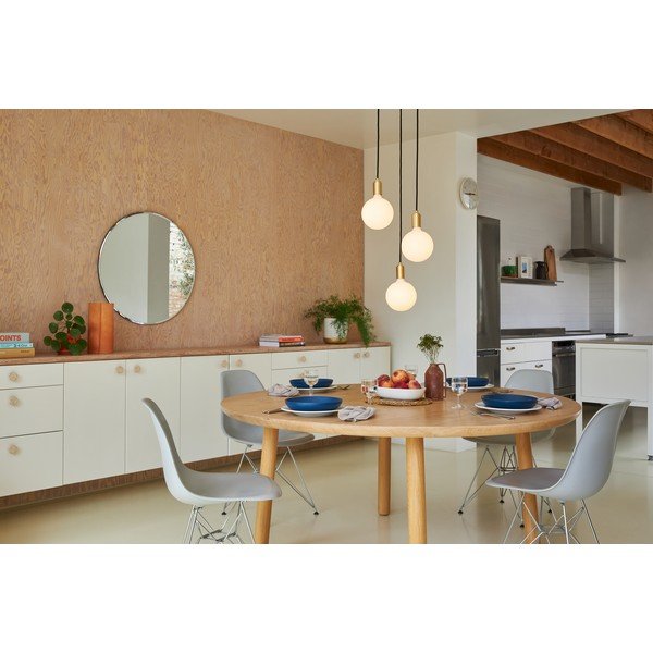 Bronzas krāsas piekaramā lampa ar regulējamu spilgtumu ø 25 cm Triple Pendant – tala-image-3