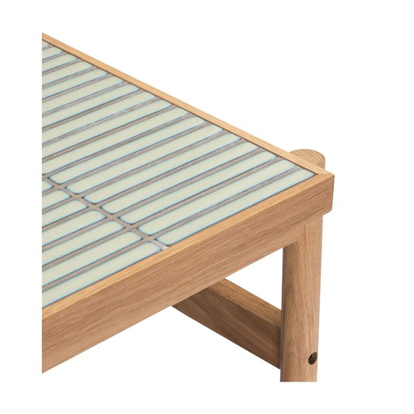 Dabīga toņa žurnālgaldiņš 66x60 cm Tile – Hübsch-image-2