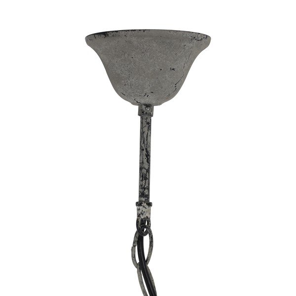 Balta piekaramā lampa ar metāla abažūru ø 36 cm Luna – Light & Living-image-3