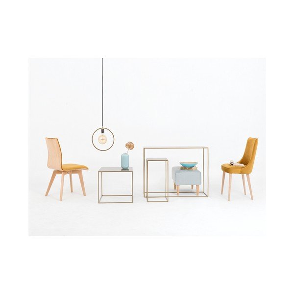 Konsoles galds zelta krāsā CustomForm Tensio, 100 x 35 cm-image-4