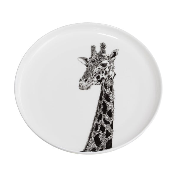Balts porcelāna šķīvis Maxwell & Williams Marini Ferlazzo Giraffe, ø 20 cm