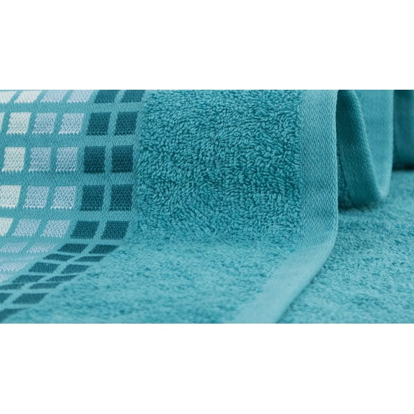 Zils kokvilnas dvielis 50x100 cm Darwin – My House-image-1