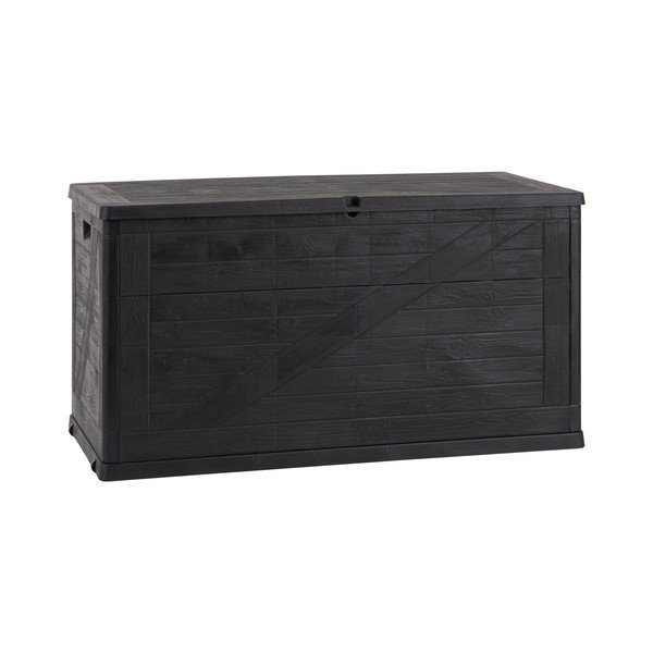 Antracīta pelēka dārza uzglabāšanas kaste Wood – Toomax