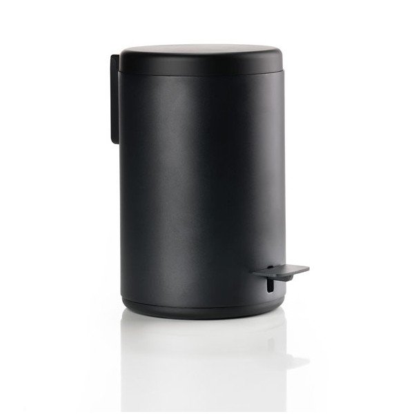 Melna atkritumu tvertne ar pedāli Zone Rim, 3 l-image-2