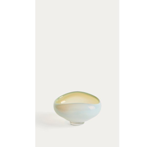 Stikla dekoratīva bļoda 14x19 cm Nodila – Kave Home-image-4