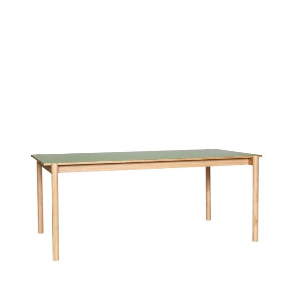 Ozola masīvkoka ēdamgalds 107x190 cm Oblique – Hübsch