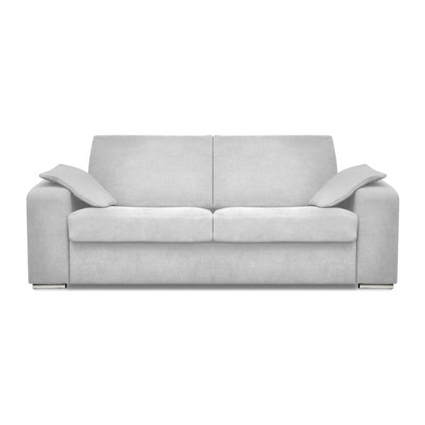Gaiši pelēks dīvāns trīs personām Cosmopolitan dizains Kankūna