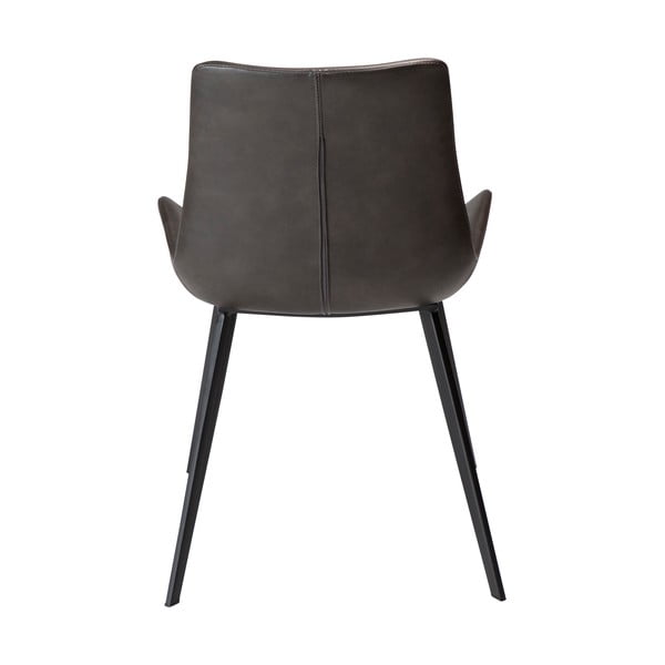 Pelēks eko ādas ēdamistabas krēsls DAN-FORM Denmark Hype-image-3