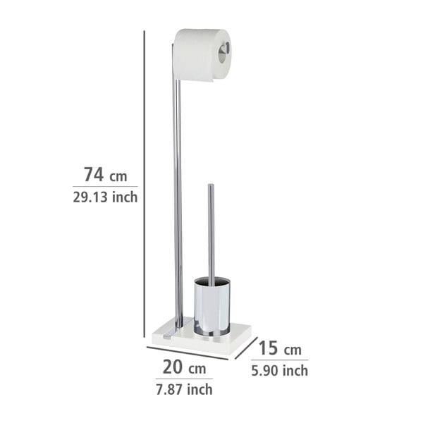 Tualetes birste ar tualetes papīra turētāju Wenko Noble-image-1