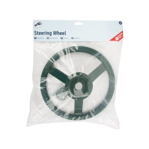 Bērnu zaļais stūres ritenis Legler Wheel-image-1
