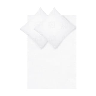 Balta divguļamā gultas veļa Westwing Collection Fia, 200 x 200 cm