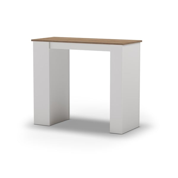 Bāra galds ar ozolkoka imitācijas galda virsmu 52x120 cm Peru – Marckeric-image-4