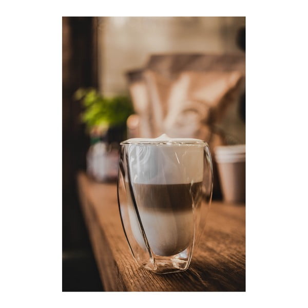2 dubultsienu glāžu komplekts Vialli Design Latte, 300 ml-image-3
