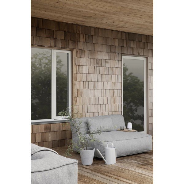 Pelēks modulārais dārza dīvāns (vidējā moduļa) Grow – Blomus-image-1