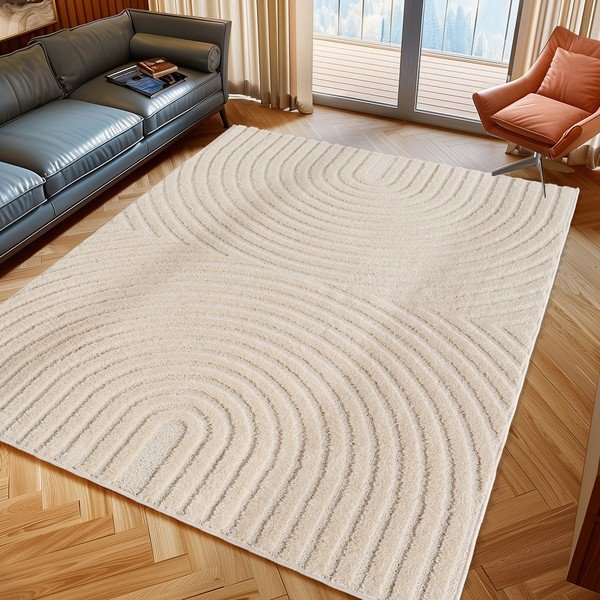 Krēmkrāsas paklājs no džutas maisījuma 240x340 cm Art 1122 – Ayyildiz Carpets-image-1