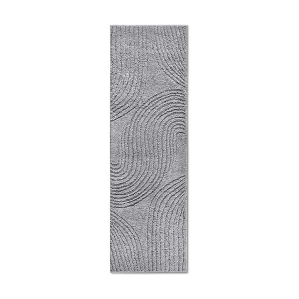 Pelēks celiņa paklājs 80x240 cm Pigment Light Grey – Elle Decoration