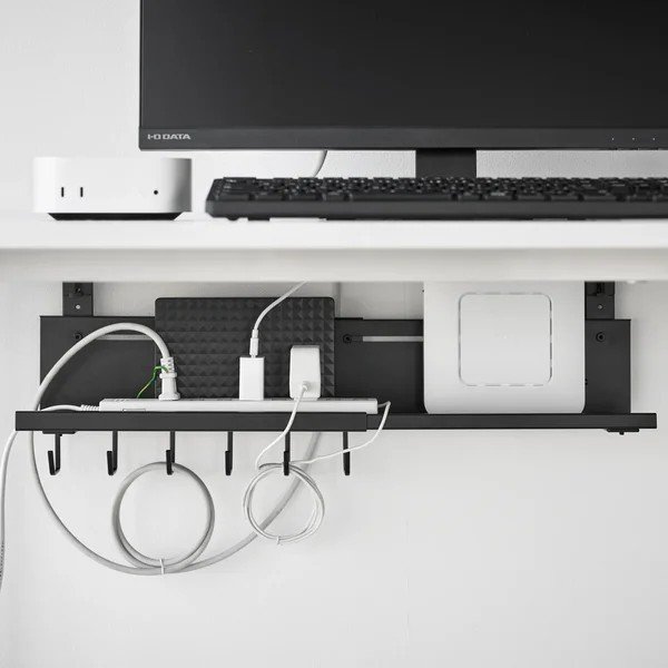 Melns metāla organizators vadiem Smart – YAMAZAKI-image-1