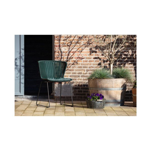 Melni mākslīgās rotangpalmas dārza krēsli (2 gab.) Wings – WOOOD-image-1