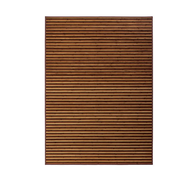 Sinepju dzeltens/brūns bambusa paklājs 180x250 cm – Casa Selección
