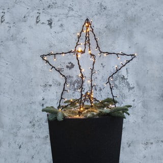 Melns Ziemassvētku gaismas dekors Foldy – Star Trading