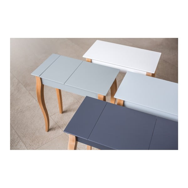 Grafīta pelēks tualetes galdiņš ar spoguli Ragaba Dressing Table, garums 85 cm-image-2