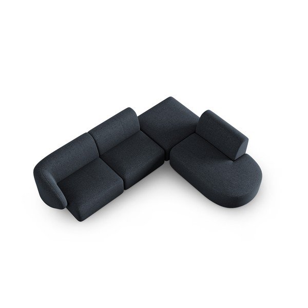 Tumši zils stūra dīvāns (ar labo stūri) Shane – Micadoni Home-image-2