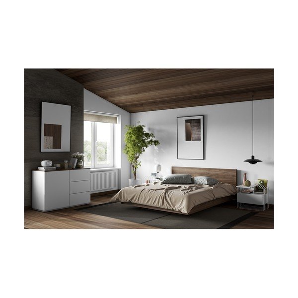 Brūna divguļamā gulta TemaHome Float, 180 x 200 cm-image-4