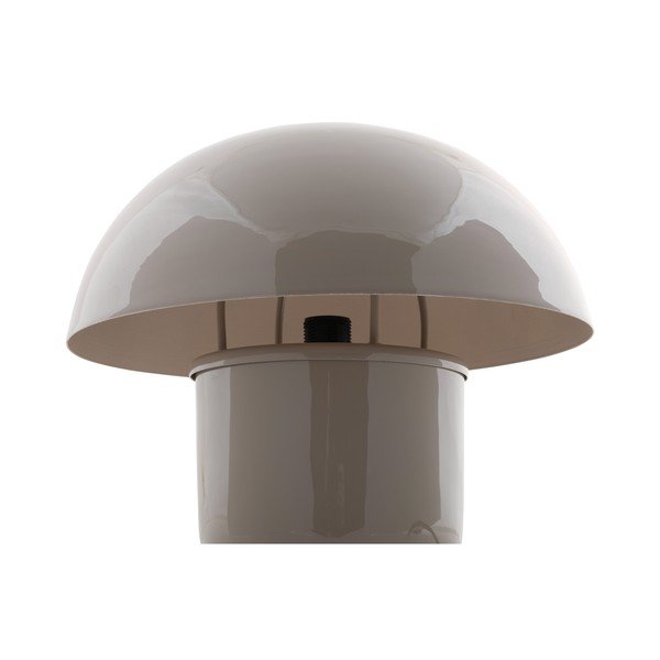 Pelēka galda lampa ar metāla abažūru (augstums 25 cm) Fat Mushroom – Leitmotiv-image-2