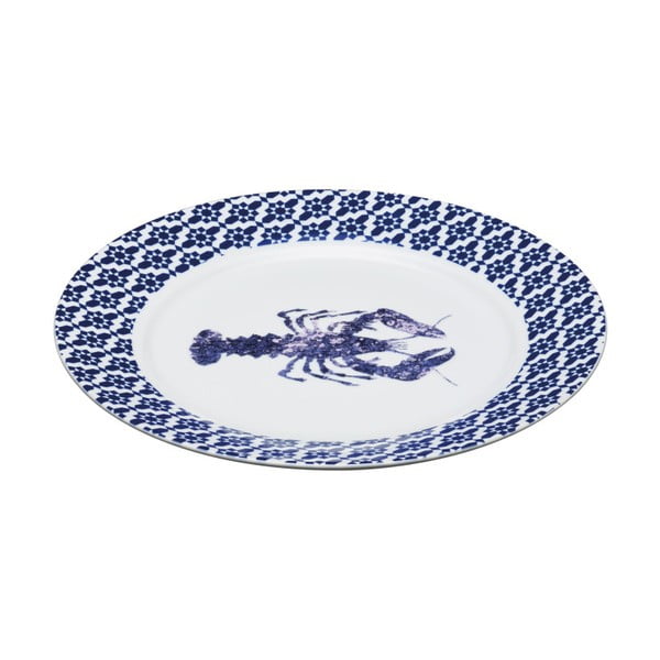 Kitchen Craft Artesa zili balts šķīvis, 30 cm