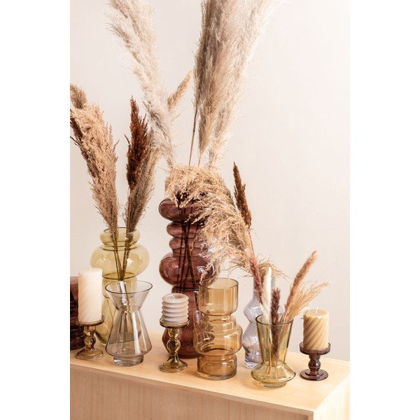 Pelēka svece PT LIVING Layered, augstums 7,5 cm-image-1