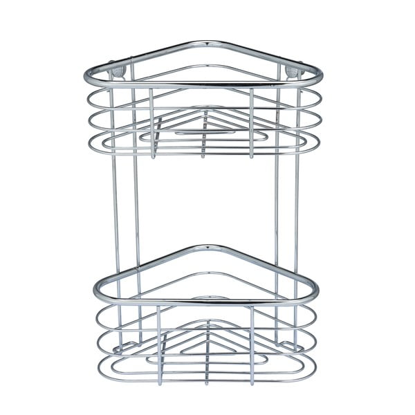 Sudraba krāsas stūra dušas plaukts Wenko Trestina, 25 x 35 cm-image-2
