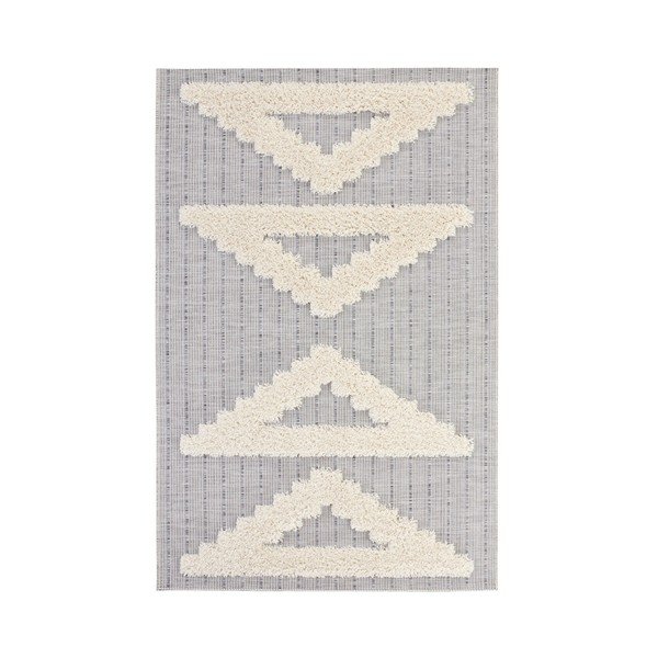 Pelēks paklājs Mint Rugs Handira Trīsstūri, 170 x 115 cm