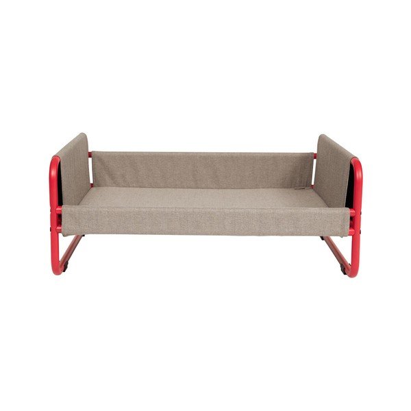 Sarkana tērauda mājdzīvnieku gulta suņiem 72x58 cm Milo – OYOY Living Design
