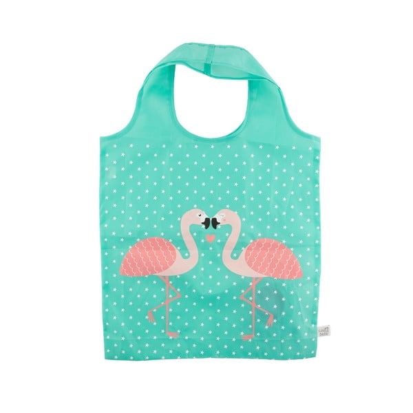 Sass & Belle Tropical Flamingo saliekamā iepirkumu soma