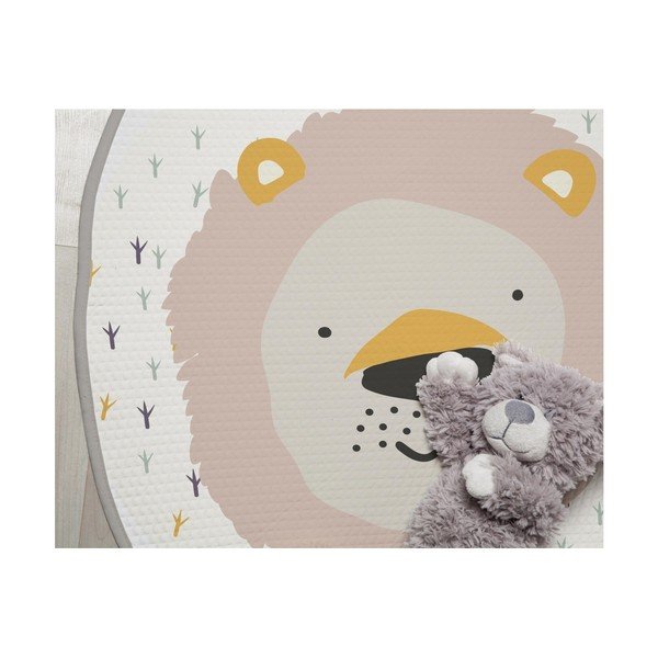 Bērnu paklājs Little Nice Things Lauva, ⌀ 120 cm-image-1