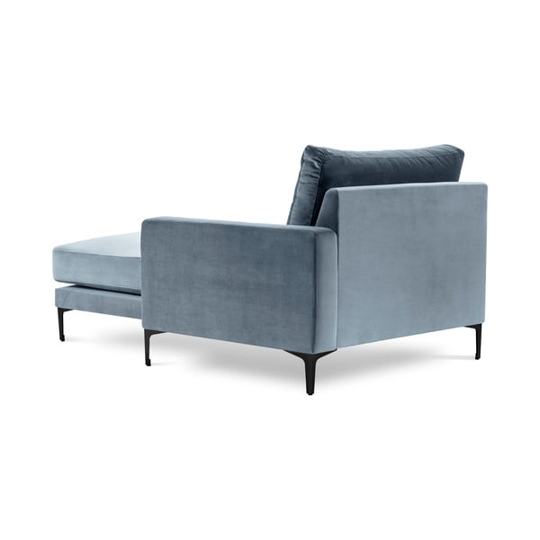 Gaiši zils samta zvilnis Kooko Home Harmony, labais stūris-image-3