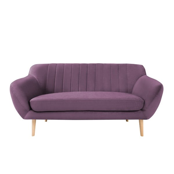 Violets samta dīvāns Mazzini Sofas Sardaigne, 158 cm