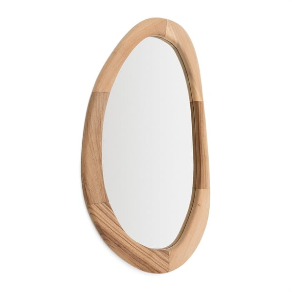 Sienas spogulis ar masīvkoka rāmi 60x107 cm Selem – Kave Home