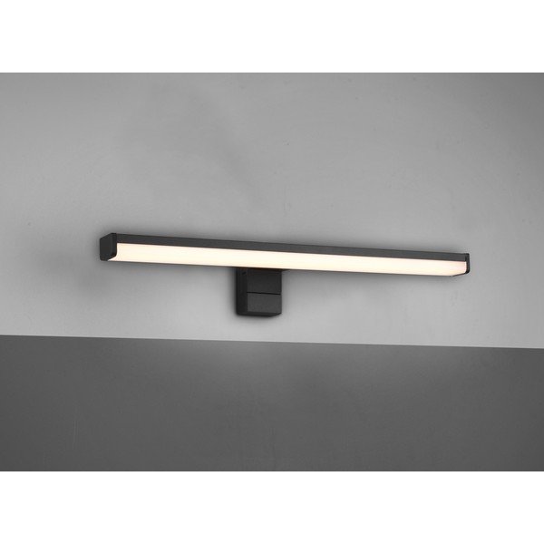 Matēts melns LED sienas gaismeklis (garums 40 cm) Lino – Trio-image-1