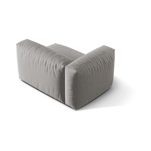 Gaiši pelēka modulārā dīvāna daļa (ar kreiso stūri) Martina – Micadoni Home-image-2