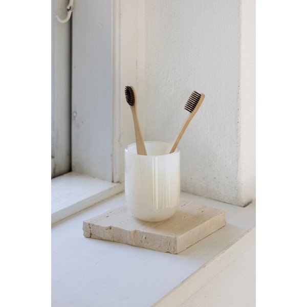 Krēmkrāsas stikla trauks zobu birstei Opal – Mette Ditmer Denmark-image-4