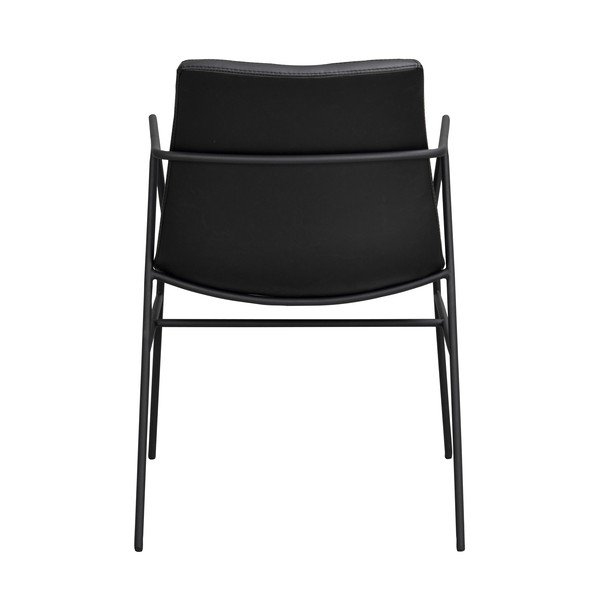 Melns ēdamistabas krēsls ar ādas imitācijas sēdekli Rowico Huntingbay-image-4