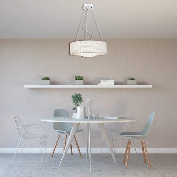 Balta griestu lampa Homemania Decor Salvo-image-1