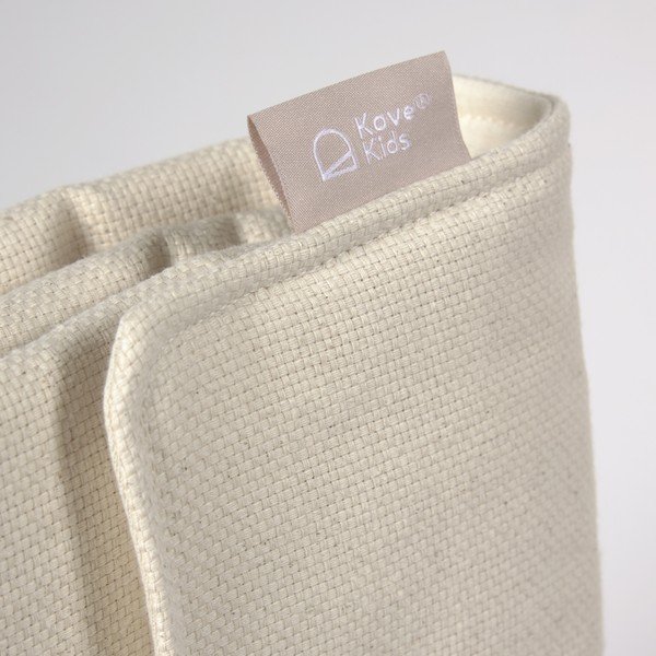 Balts organiskās kokvilnas pārtinamais paklājiņš Kave Home Jeila-image-3