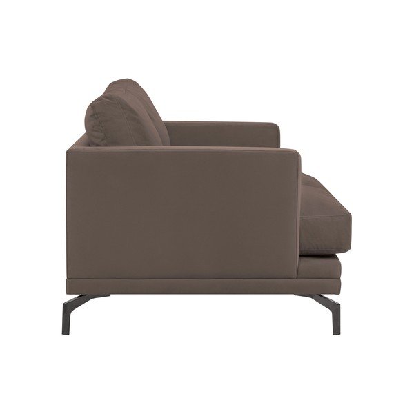 Brūns dīvāns ar kāju balstu melnā krāsā Windsor & Co Sofas Jupiter-image-2