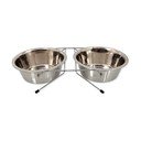Nerūsējošā tērauda bļodiņu komplekts ar pamatni suņiem ø 21 cm  Dog Fantasy – Plaček Pet Products